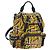 BURBERRY Nova Check Graffiti Backpack Canvas Beige Silver Auth 203410M Silvery