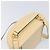 Céline Borsa a spalla CELINE Vanity in pelle 2way Beige Tono Oro Auth 205952A - vista 6