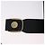 Borsa a tracolla Salvatore Ferragamo Vala in pelle nera e oro autentica 206057A Nero D'oro - vista 10