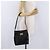 Borsa a tracolla Salvatore Ferragamo Vala in pelle nera e oro autentica 206057A Nero D'oro - vista 24