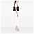 Borsa Tote Gucci Medium GG Canvas Eclipse Nera Nero - vista 6