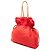 Bolso Tote Prada Tessuto Logo con cordón rojo Roja - vista 2
