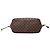 Borsa Tote Louis Vuitton Damier Ebene Neverfull MM marrone - vista 3