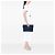 Clutch Chanel Large Quilted Caviar Golden Class O Case Blu - vista 6