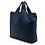Saco Shopper Tote Prada Vitello Daino Azul - vista 2