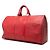 Sac de voyage Louis Vuitton Epi Keepall 50 rouge - vue 2