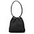 Borsa a tracolla Gucci in tela intrecciata nera Nero