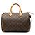 Louis Vuitton Monogram Speedy 30 Boston Tasche Braun