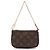 Bolsa Louis Vuitton Monogram Mini Pochette Accessoires Castanha Marrom