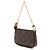Bolsa Louis Vuitton Monogram Mini Pochette Accessoires Castanha Marrom - vista 2