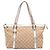 Gucci GG Canvas Abbey D Ring Tote Beige