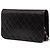 Borsa a tracolla Chanel Medium CC Quilted Lambskin Full Flap Nera Nero - vista 2