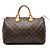 Louis Vuitton Monogram Speedy 35 Boston Tasche Braun