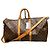 Louis Vuitton Keepall Bandoulière 55 Monogram Castaño Monograma