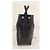 Longchamp Roseau Handtasche aus schwarzem Leder in Krokodil-Optik - Ansicht 9