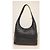 Longchamp Le Foulonne Handtasche aus schwarzem Narbenleder - Ansicht 11