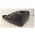 Longchamp Le Foulonne Handtasche aus schwarzem Narbenleder - Ansicht 8
