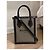 Balmain Paris Shopper-Bag aus Canvas und Leder Schwarz Beige - Ansicht 2