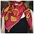 Pañuelo Hermès 90x90 de seda – Modelo "Palefroi" (Bordeaux y Oro) Roja Dorado - vista 10