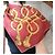 Pañuelo Hermès 90x90 de seda – Modelo "Palefroi" (Bordeaux y Oro) Roja Dorado - vista 14