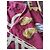 Pañuelo Hermès 90x90 de seda – Modelo "Palefroi" (Bordeaux y Oro) Roja Dorado - vista 6