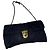 Prada gesteppte Nylon-Schultertasche Schwarz