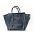 Céline Celine Mini Luggage Bolsa Couro Azul