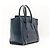 Céline Celine Mini Luggage Bolsa Couro Azul - vista 4