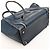 Céline Celine Mini Luggage Bolsa Couro Azul - vista 7