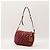 Miu Miu Borsa a spalla Matelassé in pelle rossa Bordò - vista 2