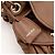 Miu Miu Borsa Hobo in Pelle Arricciata Marrone - vista 7