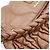 Miu Miu Borsa Hobo in Pelle Arricciata Marrone - vista 9