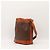 Céline Celine Monogram Canvas Bucket Bag Brown - view 2