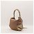 Bamboo Gucci Borsa Hobo Monogram GG con Nappine in Bambù Marrone Beige - vista 4