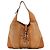Borsa Hobo Gucci in camoscio e pelle con borchie Marrone