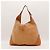 Borsa Hobo Gucci in camoscio e pelle con borchie Marrone - vista 3