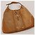Borsa Hobo Gucci in camoscio e pelle con borchie Marrone - vista 6