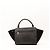 Céline Celine Borsa Trapeze Pelle Nera e Camoscio Nero - vista 3