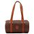 Céline Celine Macassar Monogram Boston Bag Brown