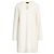 Theory Mini-Crepe-Kleid mit V-Ausschnitt und Glockenärmeln - Creme Roh