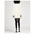 Theory Mini-Crepe-Kleid mit V-Ausschnitt und Glockenärmeln - Creme Roh - Ansicht 5