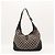 Gucci Borsa Hobo Jackie in tela monogram Nero Rosso Beige - vista 3