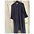 Autre Marque forte_forte Abito lungo blu navy in lino e cotone Blu scuro - vista 2