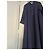 Autre Marque forte_forte Abito lungo blu navy in lino e cotone Blu scuro - vista 6