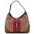 Gucci Jackie Hobo Bag Medium GG Canvas Braun Pink