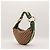 Bamboo Borsa Hobo Gucci in tela GG Supreme e bambù Marrone D'oro Verde - vista 2