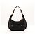 Borsa a tracolla Gucci Bamboo in tela GG Nero - vista 3
