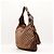 Bamboo Borsa hobo Gucci in tela monogram GG con bambù Marrone Monogramma - vista 4