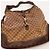 Bamboo Borsa hobo Gucci in tela monogram GG con bambù Marrone Monogramma - vista 6