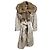 Autre Marque Cappotto Gelotti Visone Bianco e Lince